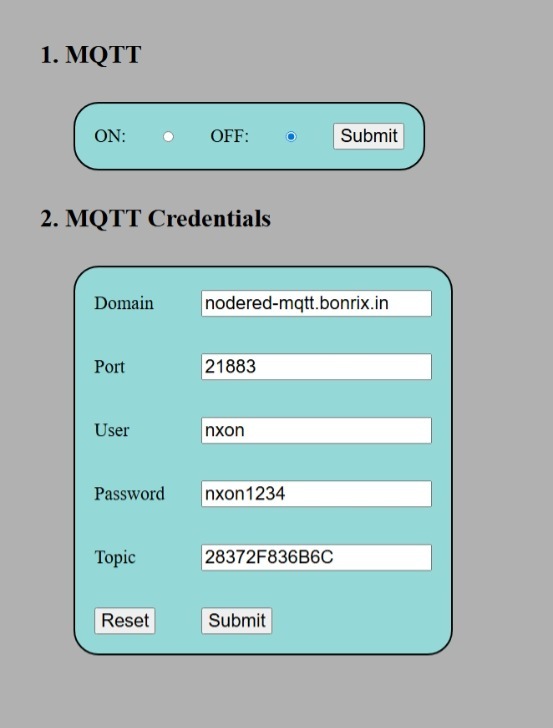 7-Inch WIFI Display - Control Panel