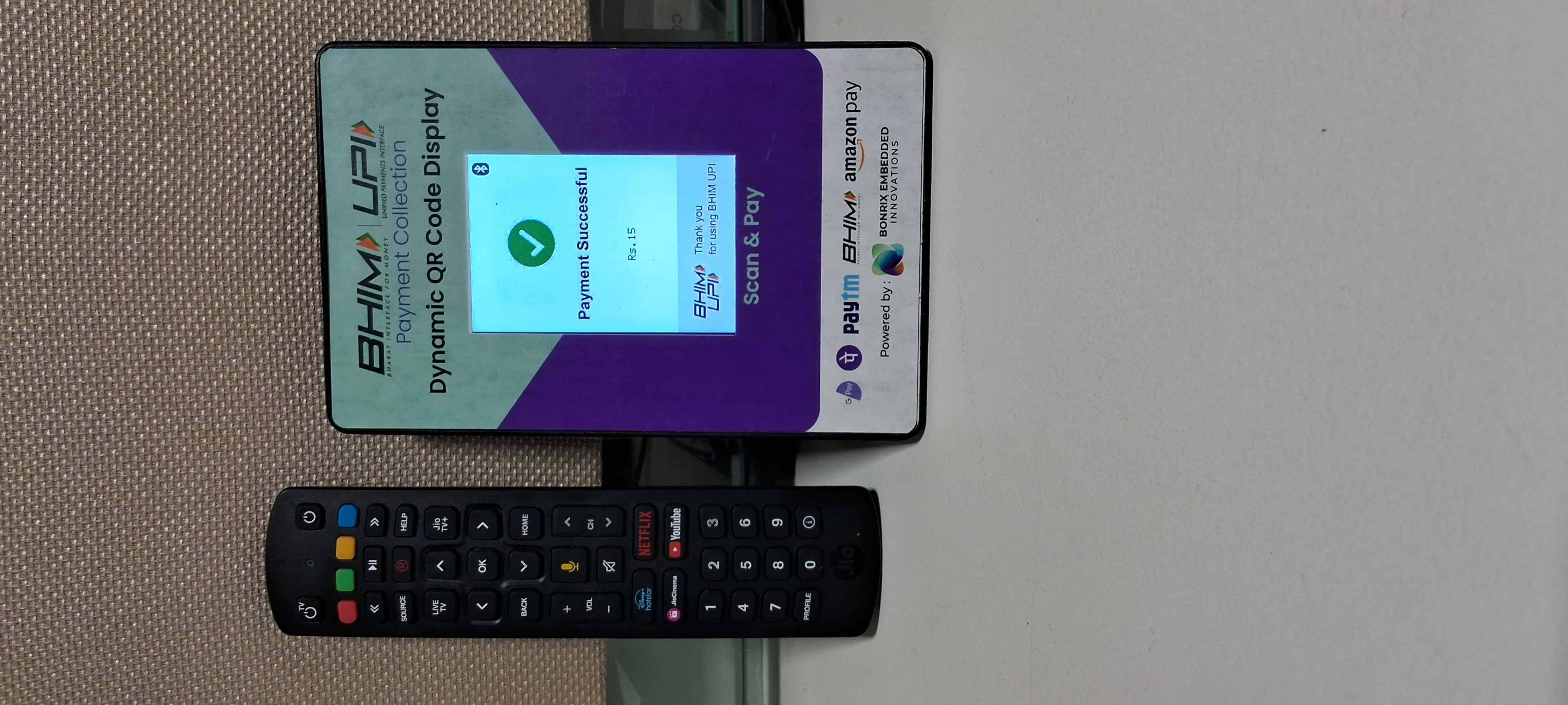 Bonrix DQR-111 with Bluetooth Remote Control