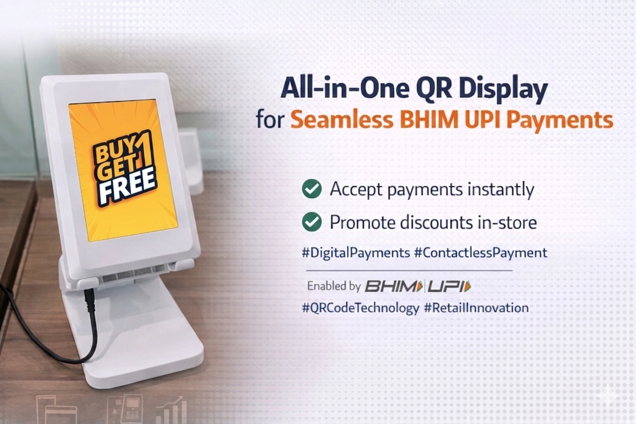 Modern Smart Retail Payment Terminal