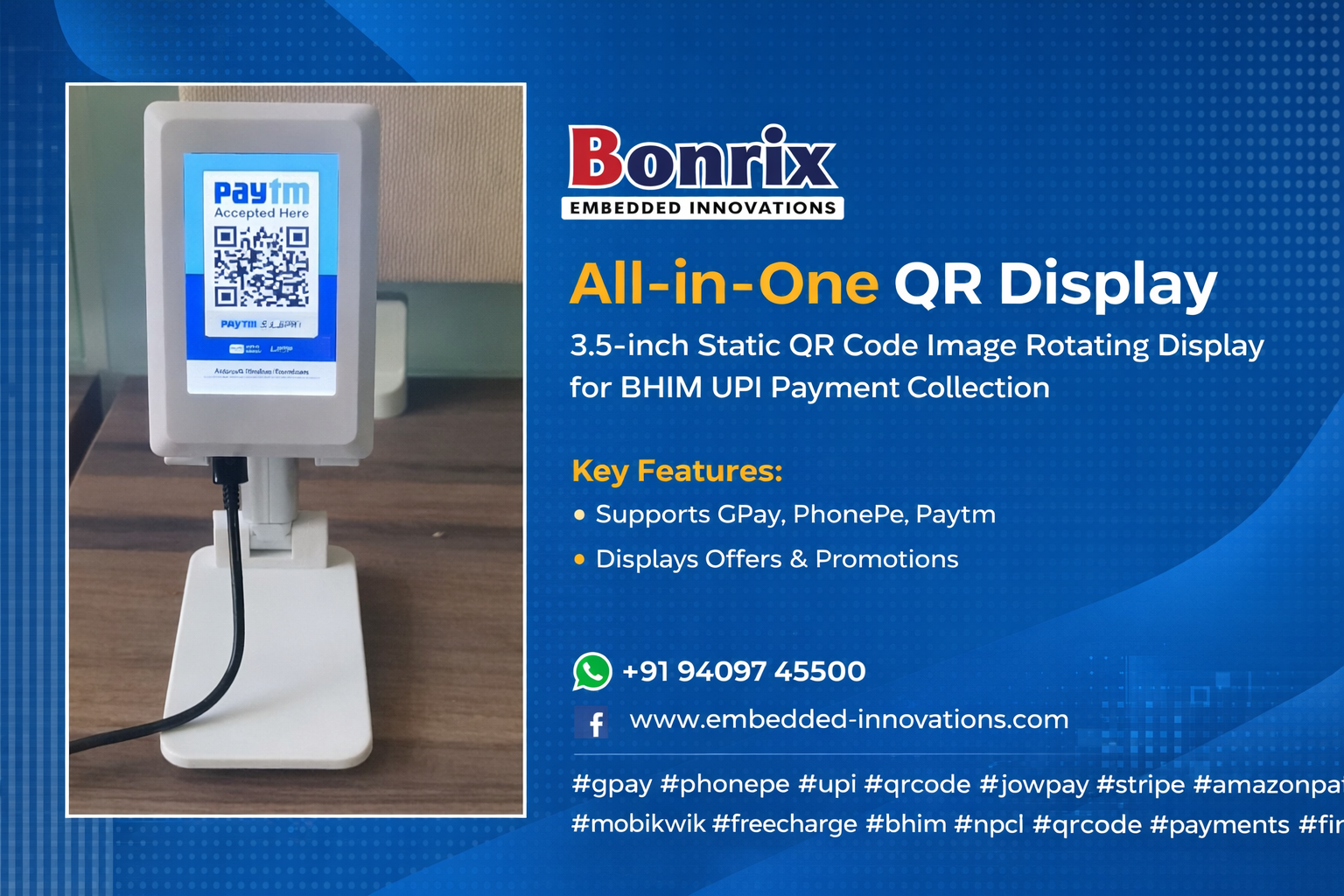 Modern Smart Retail Payment Terminal