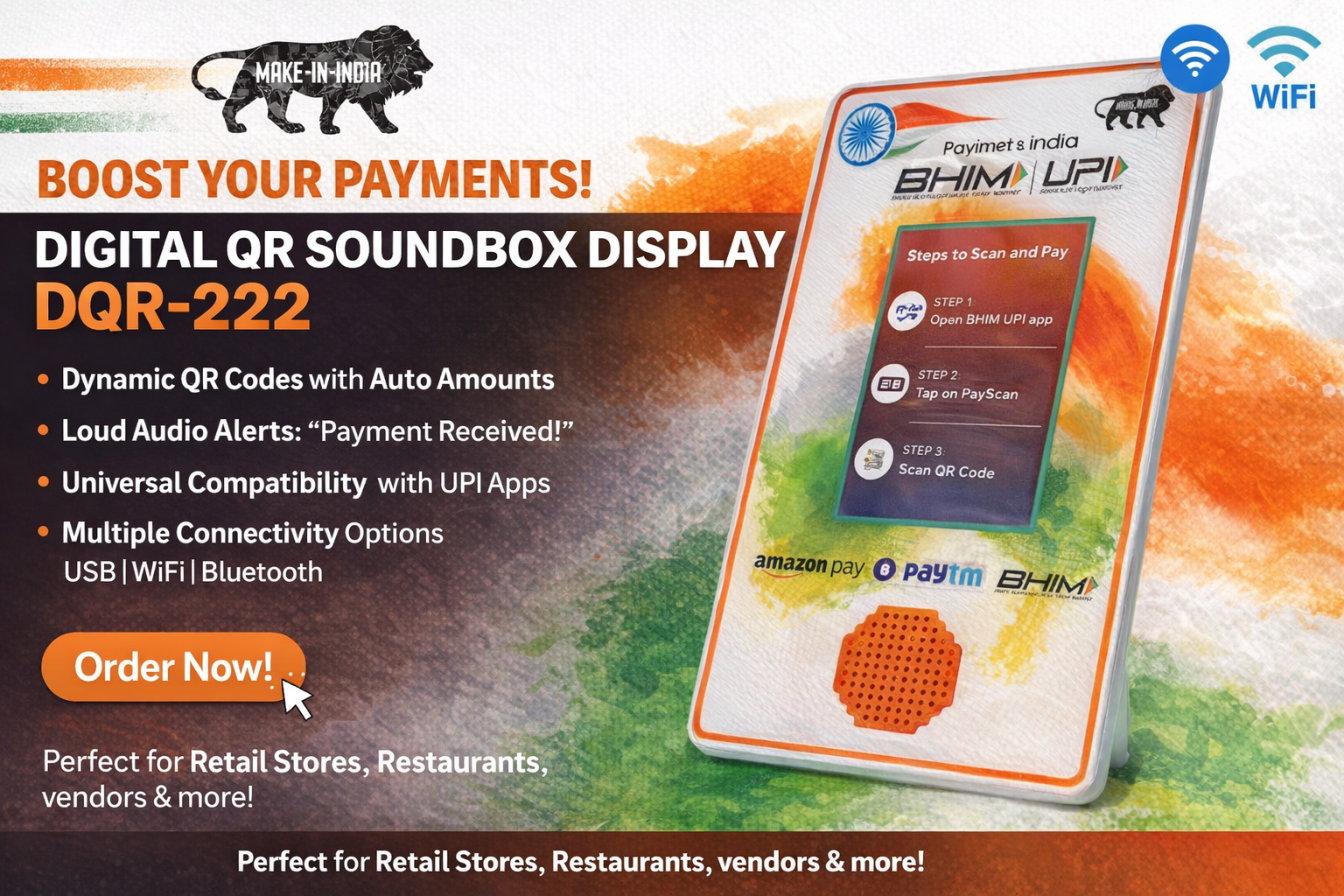 Modern Smart Retail Payment Terminal