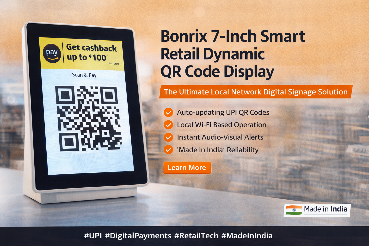 Modern Smart Retail Payment Terminal