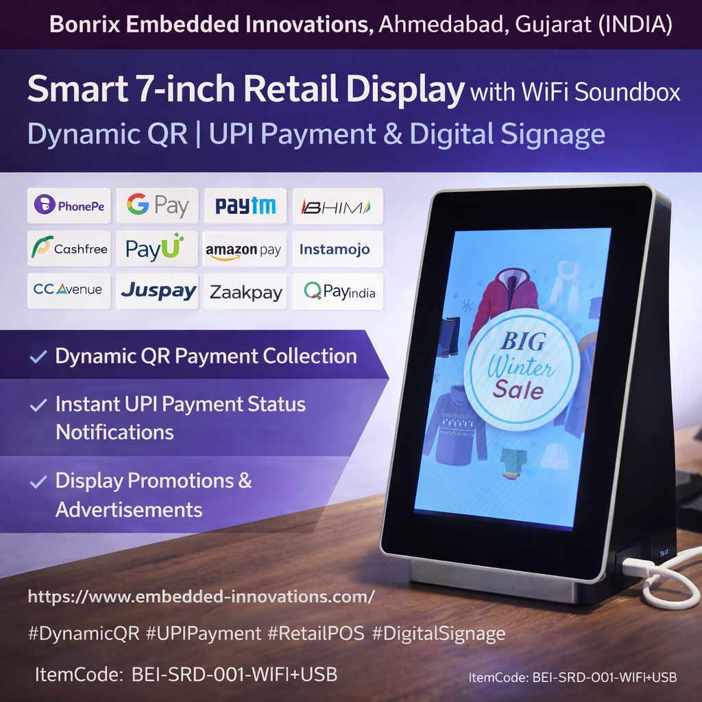 Modern Smart Retail Payment Terminal