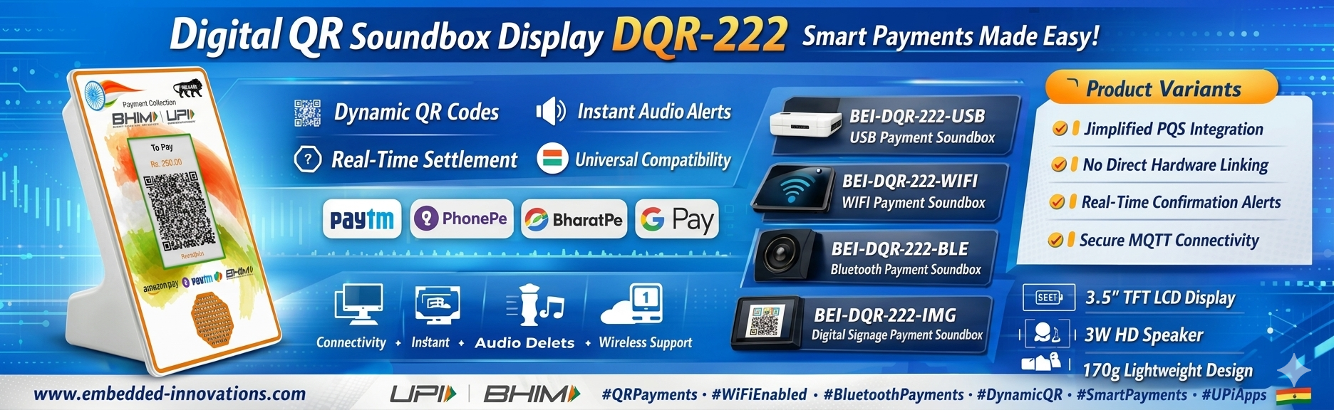 Bonrix Dynamic QR Payment Soundbox