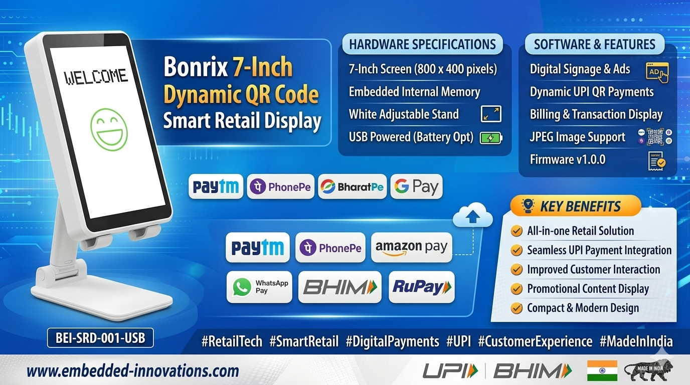 Modern Smart Retail Payment Terminal