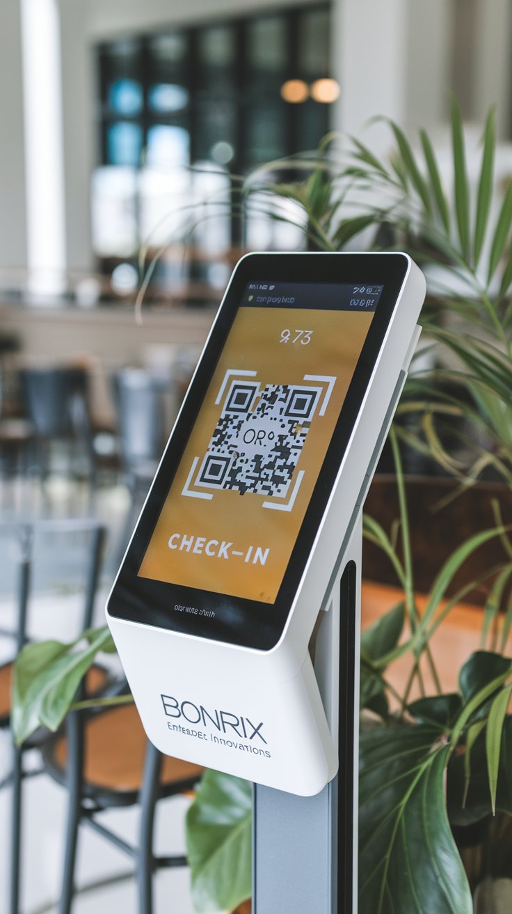 Dynamic WIFI QR Code Check-In System by Bonrix Embedded Innovations