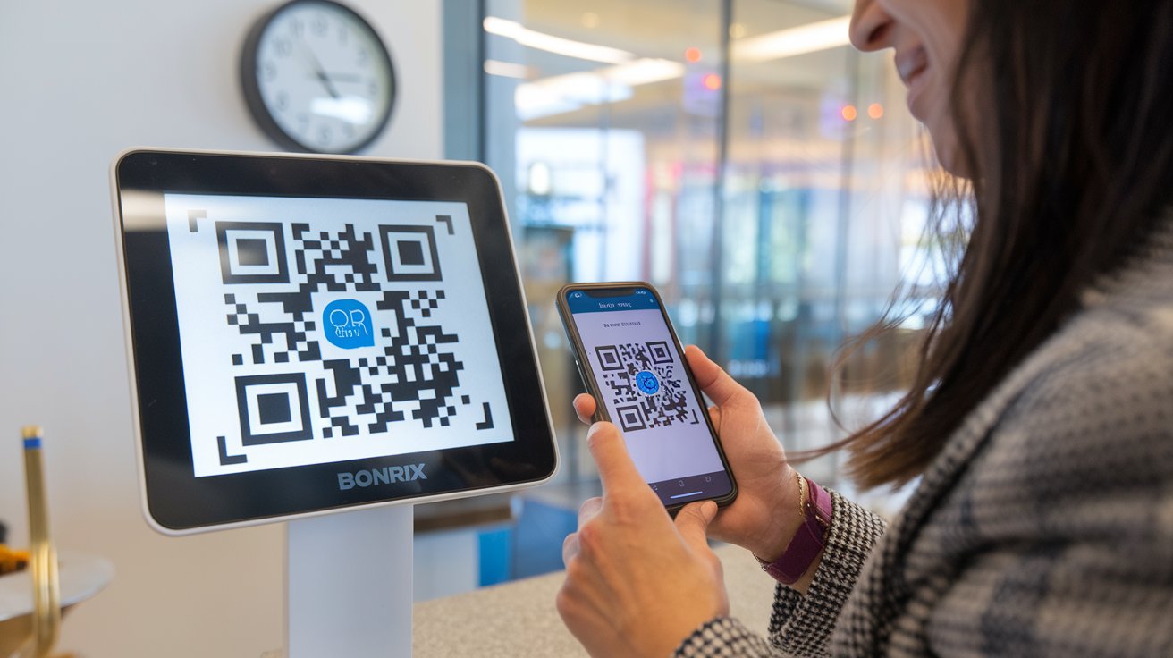Dynamic WIFI QR Code Check-In System