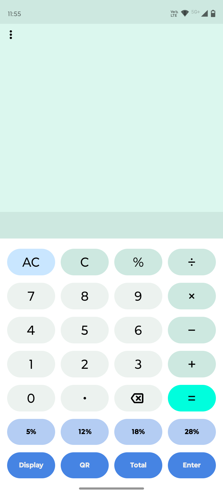 Bonrix Smart Calculator AndroidApp with Dynamic QR Code Display