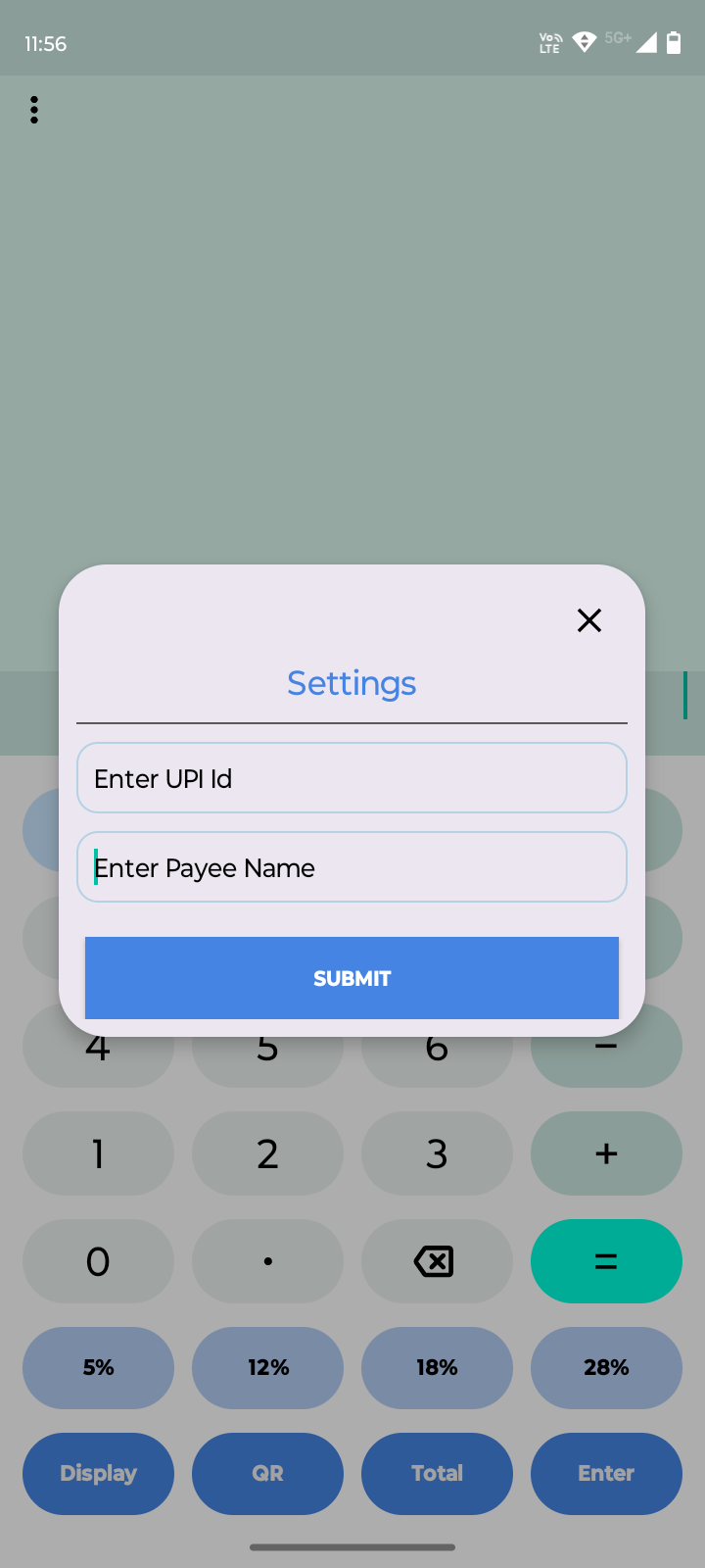 Bonrix Smart Calculator AndroidApp with Dynamic QR Code Display
