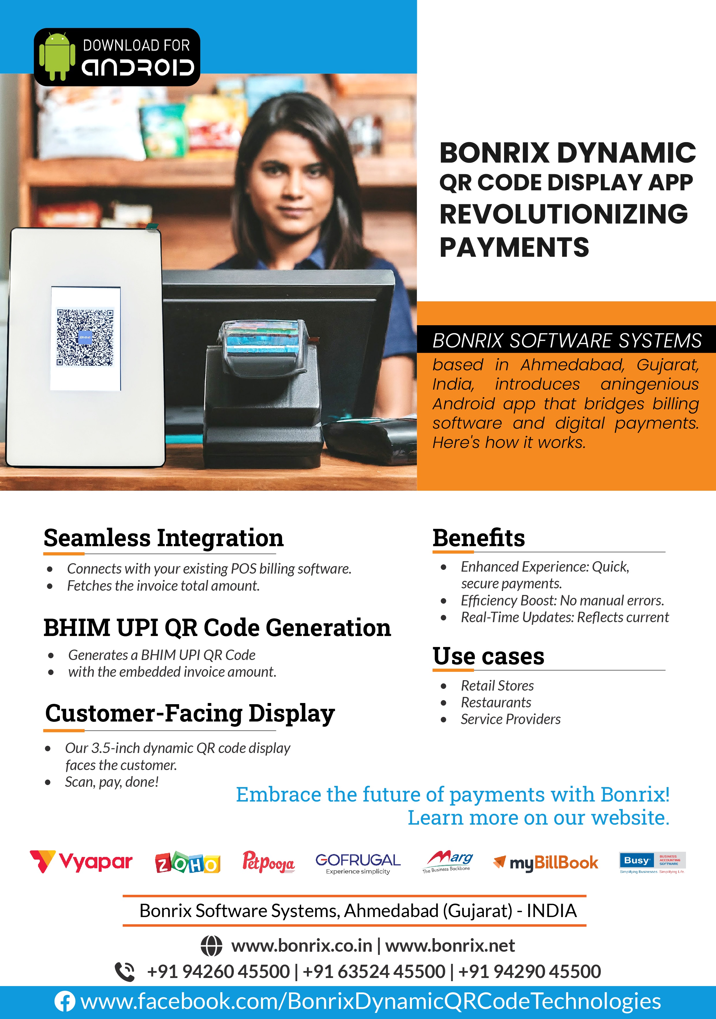 Bonrix Seamless Pay: Dynamic QR Code Integration for POS Systems