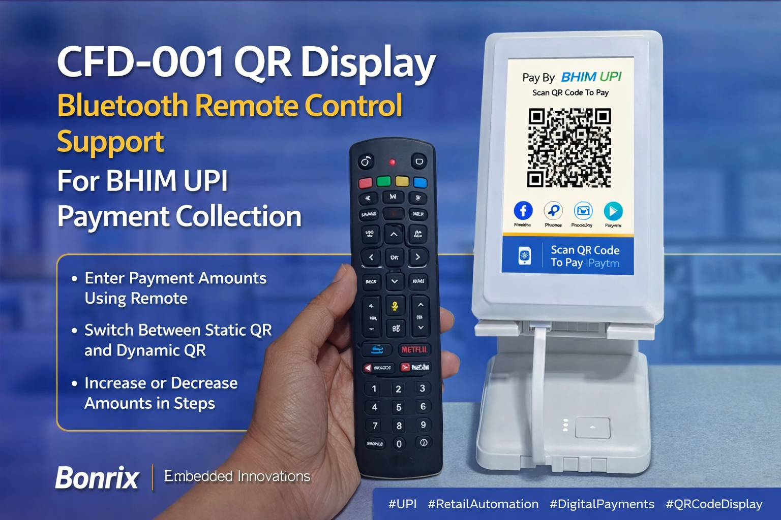 Modern Smart Retail Payment Terminal