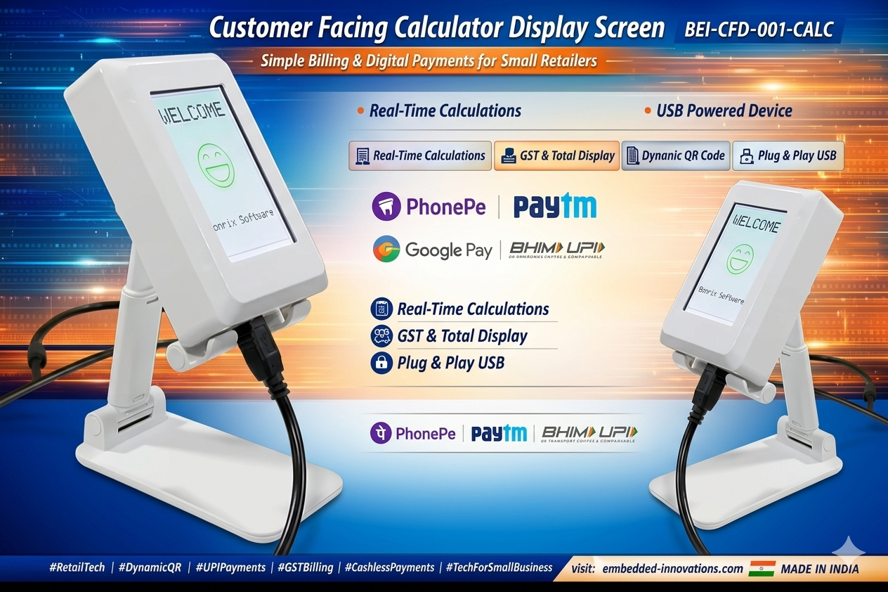 Customer Facing Calculator Display Screen